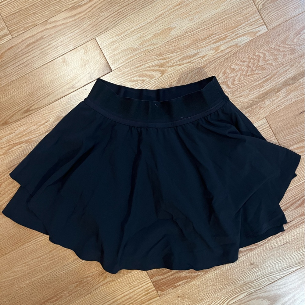 Lululemon Athletica Black Golf Skirt